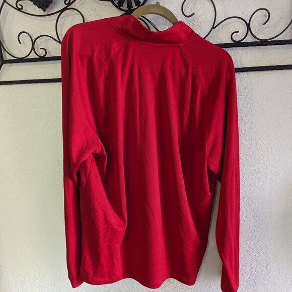 Under Armour Red All Season 1/4 Zip Pullover | Men’s Size L - Picture 2 of 3